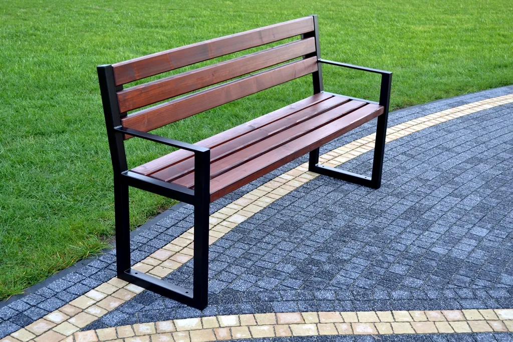 Parková lavička ANA s opierkami na ruky